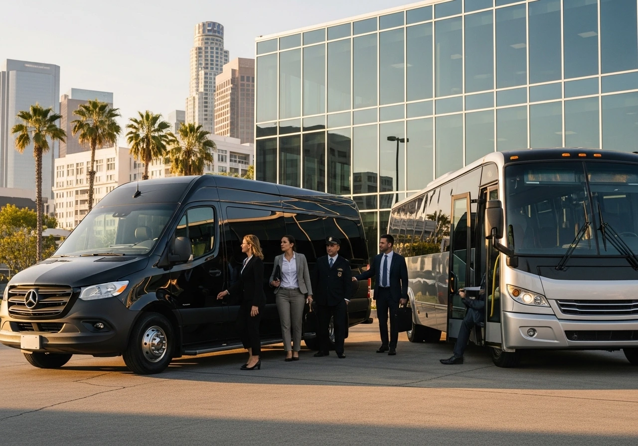 Corporate Bus Rental Los Angeles