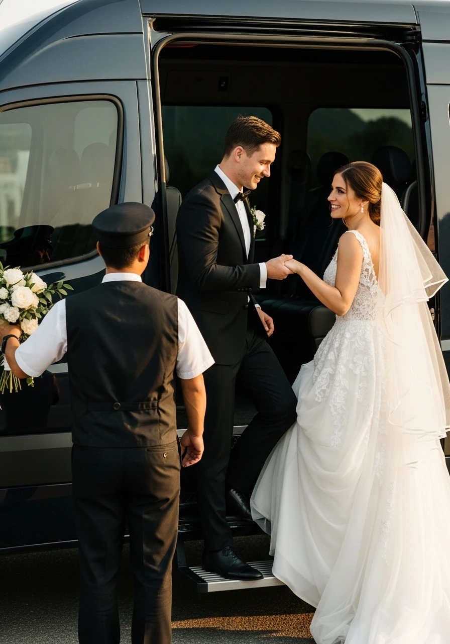 Wedding sprinter in LA