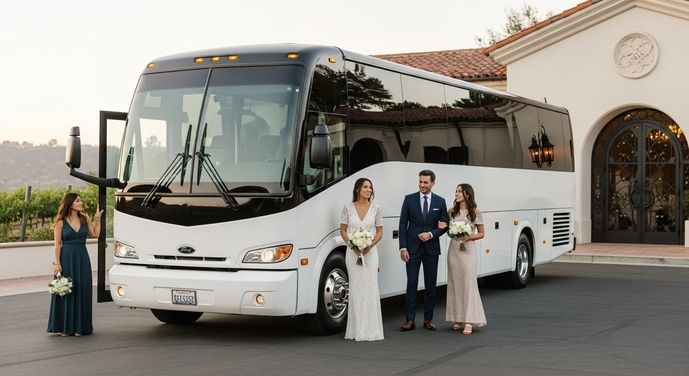 wedding shuttle LA
