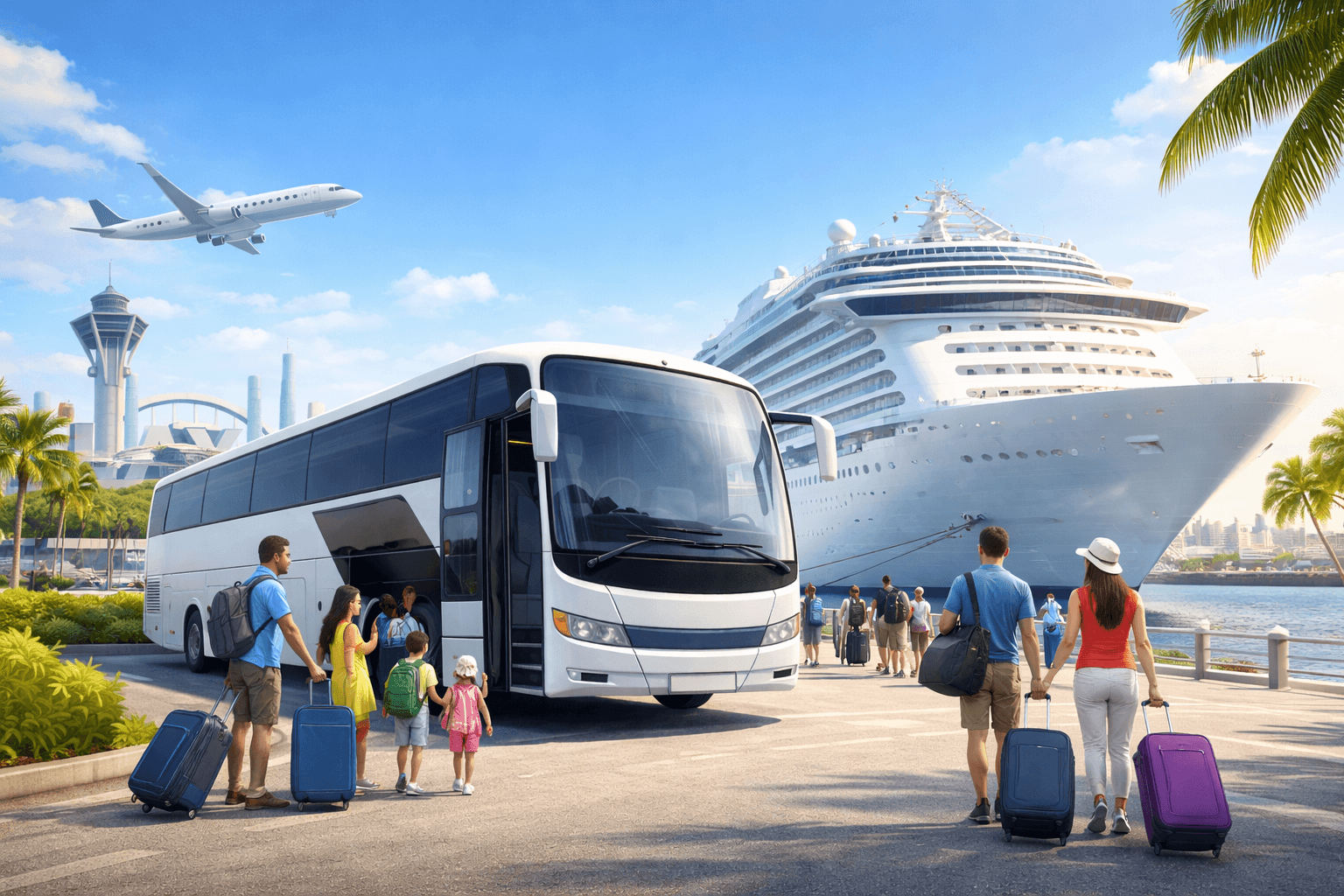 Airport to Cruise Post Transfer