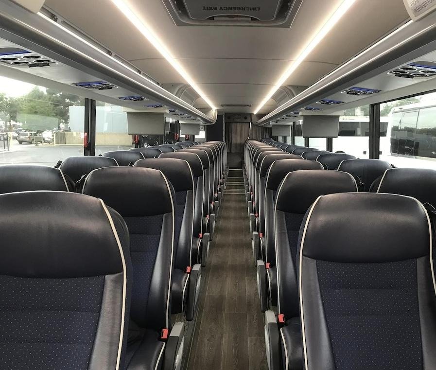 Interior View of LA Bus Service