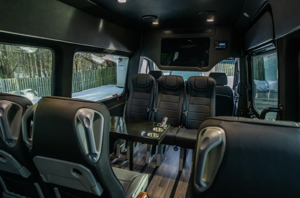 Interior View Of LA Bus