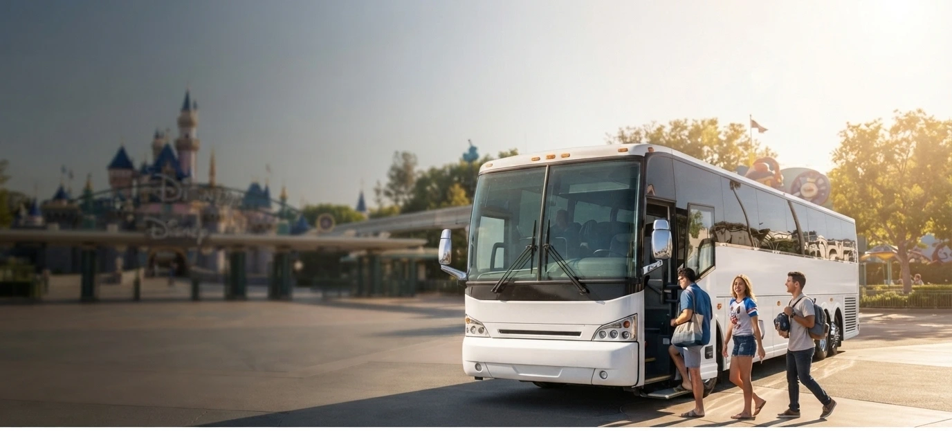 Charter Bus from LA to Disneyland