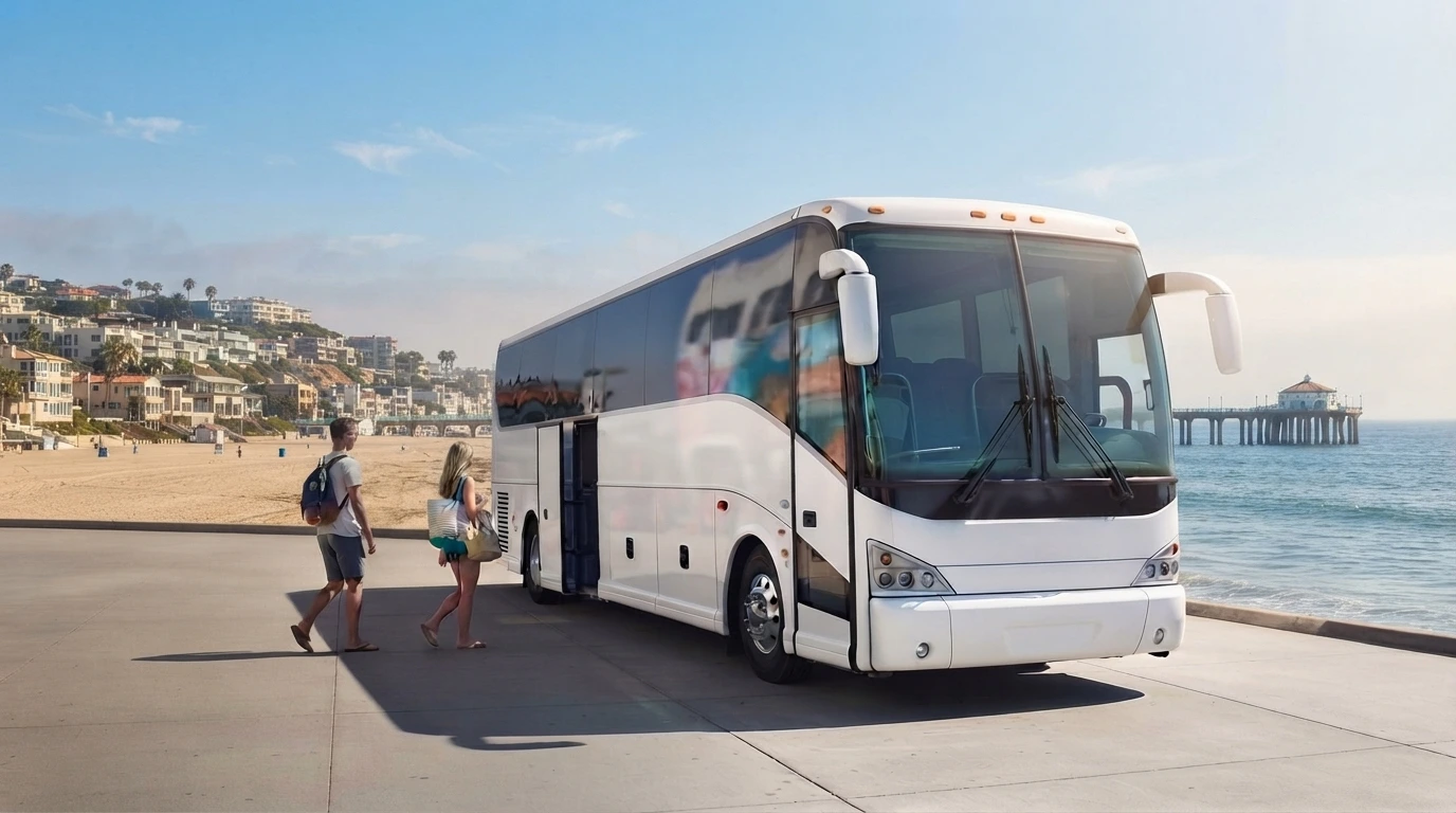 Charter Bus from LA to Manhattan Beach