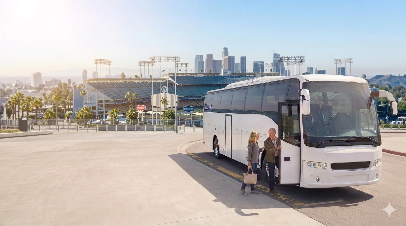 Charter Bus to Dodger Stadium