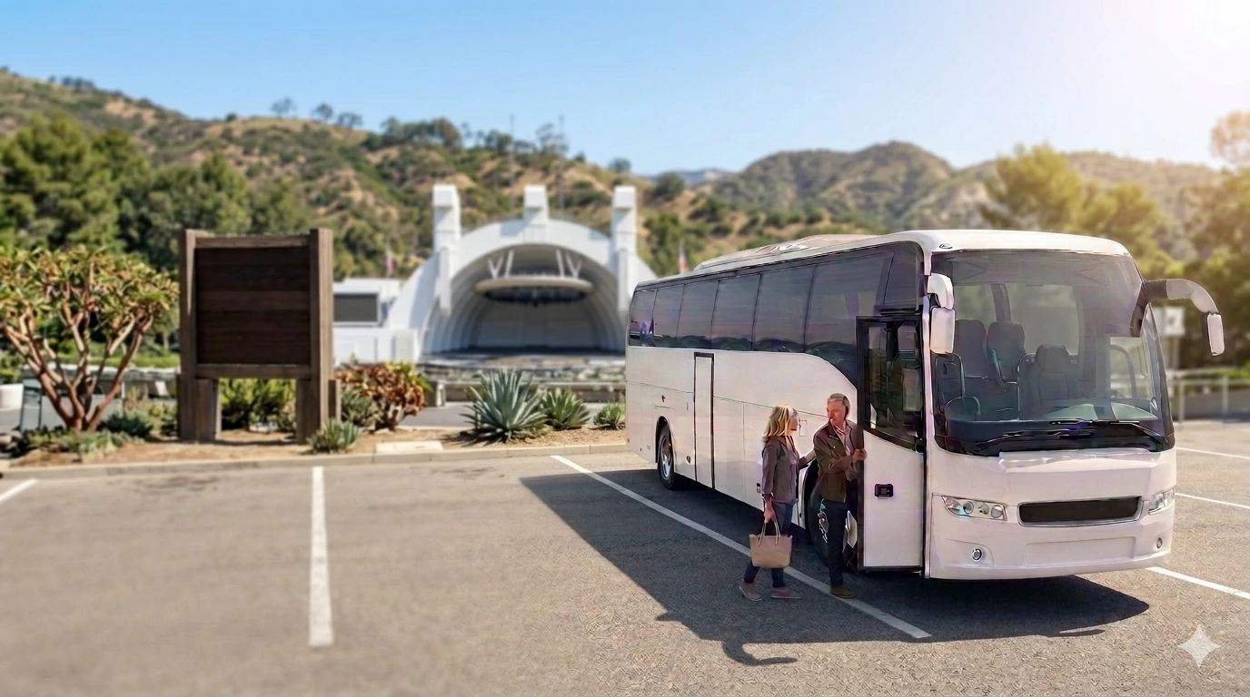 Charter Bus to Hollywood Bowl