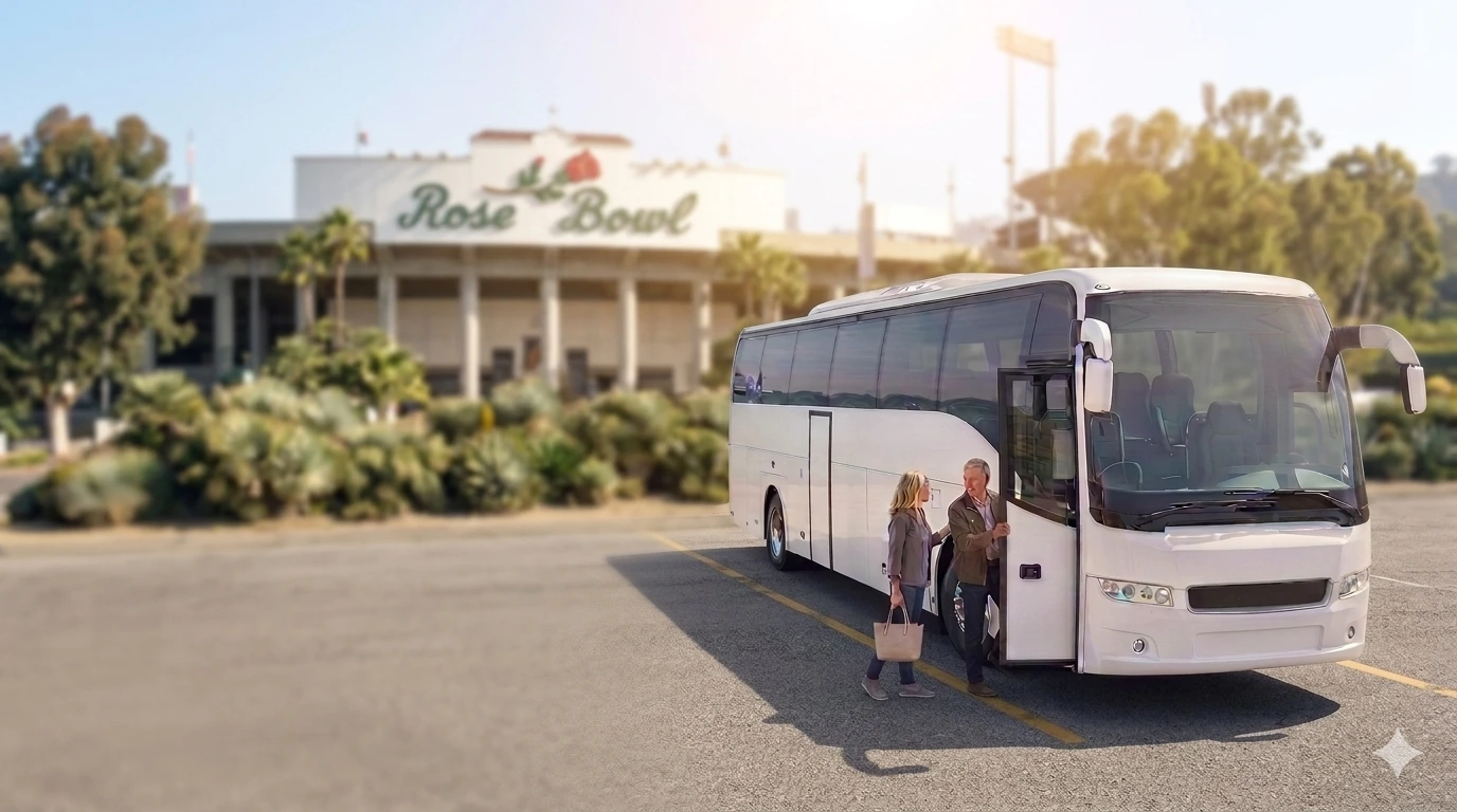 Charter Bus to Rose Bowl