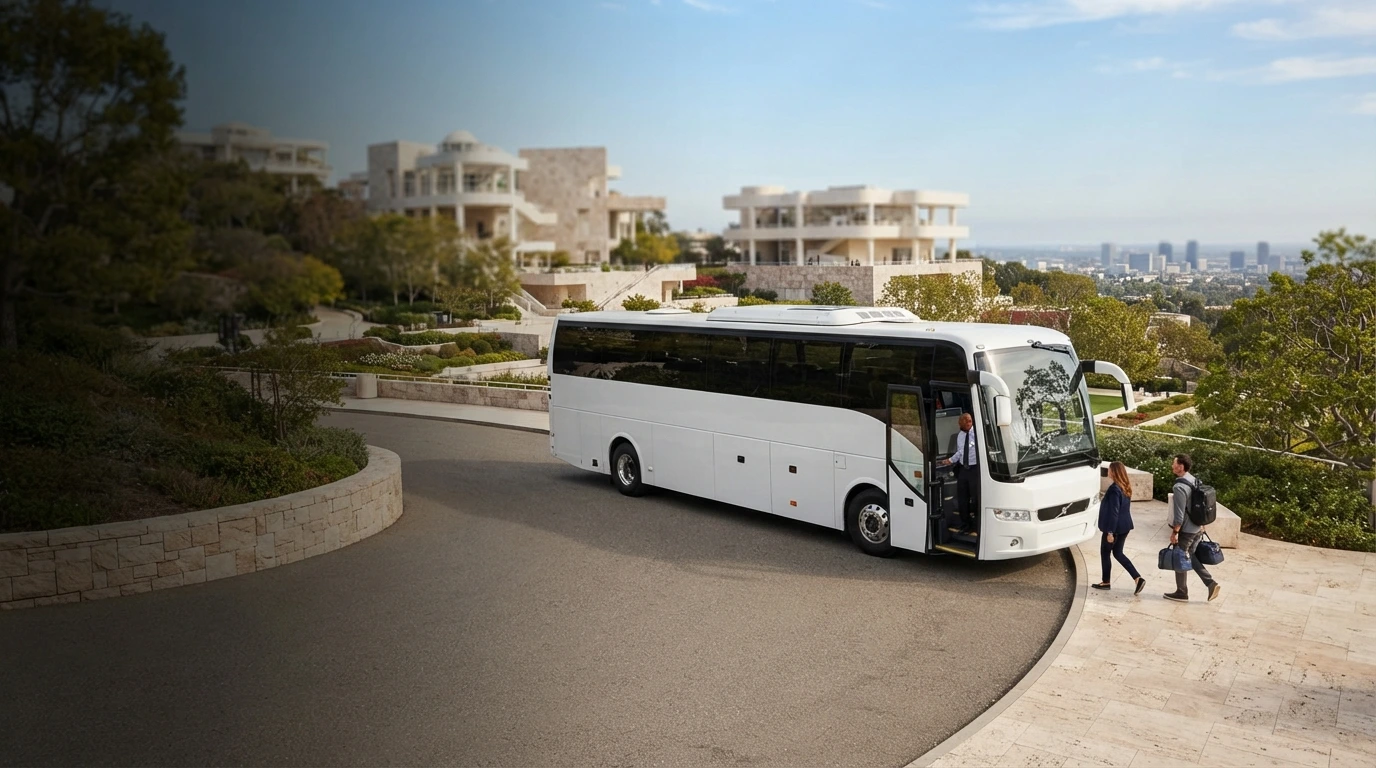 Charter Bus to The Getty Museum