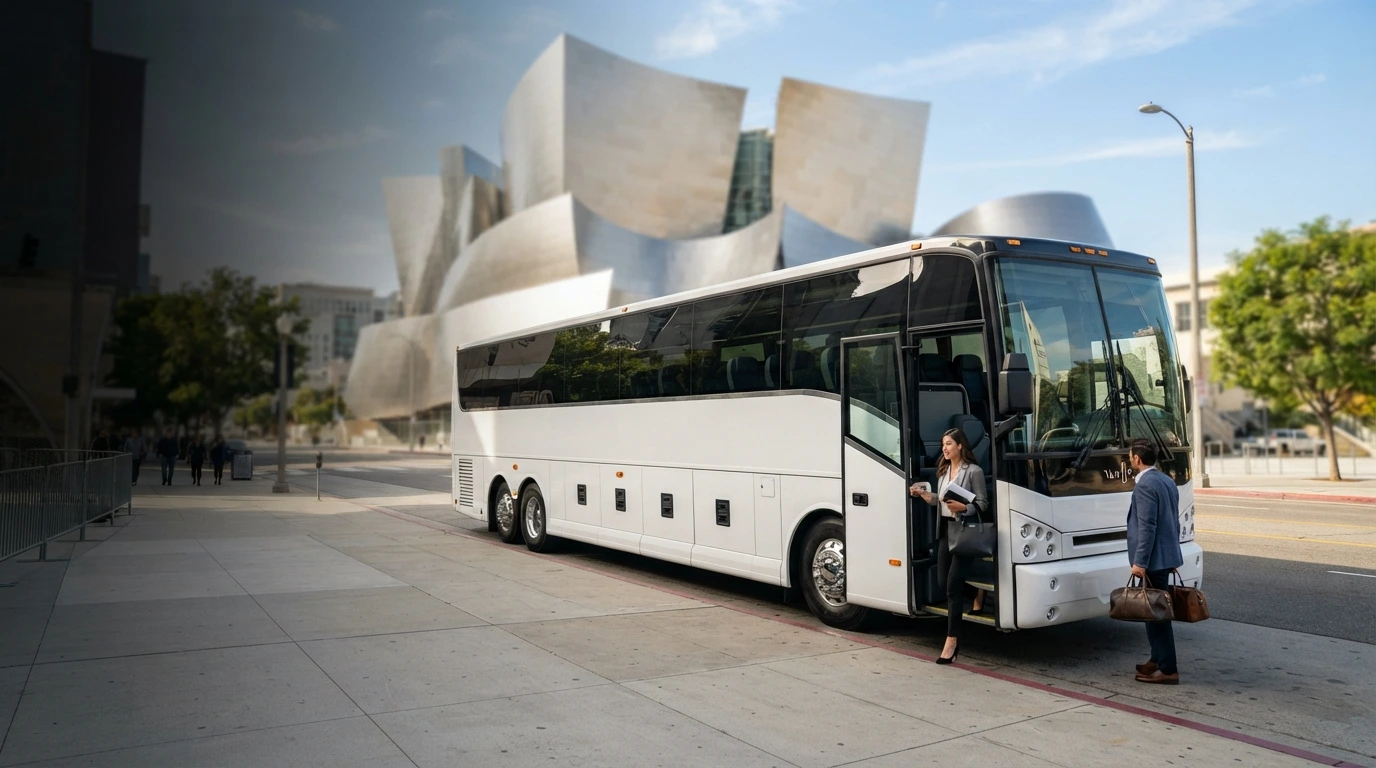 Charter Bus to Walt Disney Concert Hall